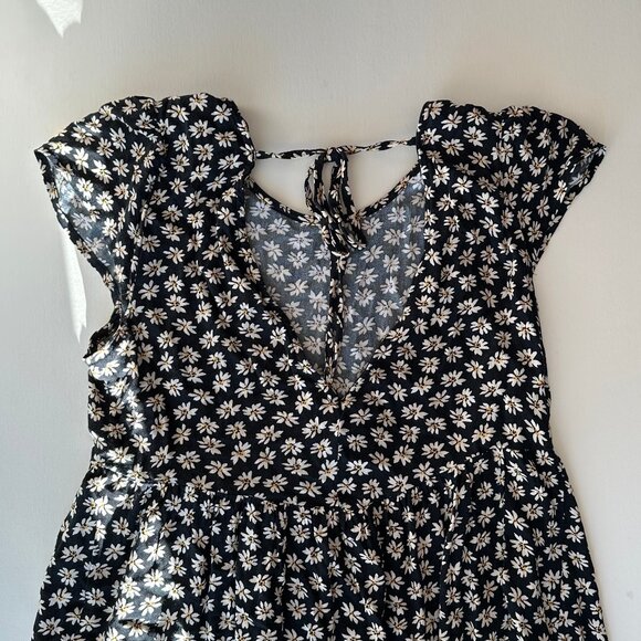 American Eagle Open Back Daisy Print Summer Dress - Picture 2 of 4